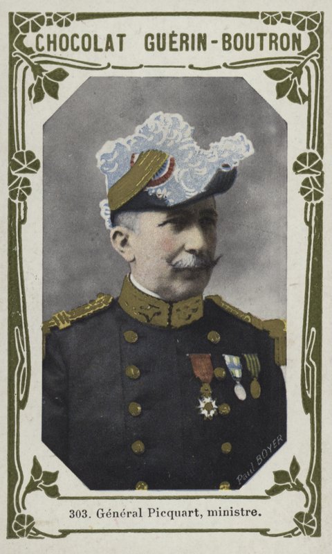 General Picquart, bakan (renkli fotoğraf) by French School