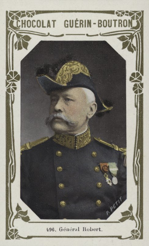 General Robert (renkli fotoğraf) by French School