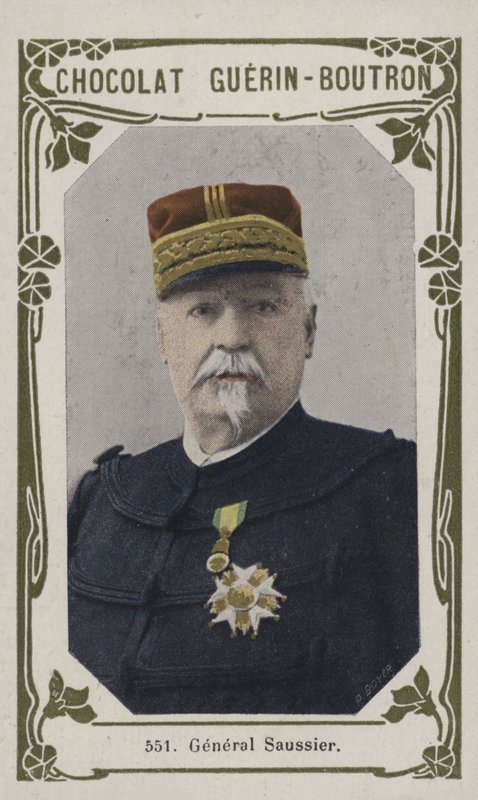 General Saussier (renkli fotoğraf) by French School