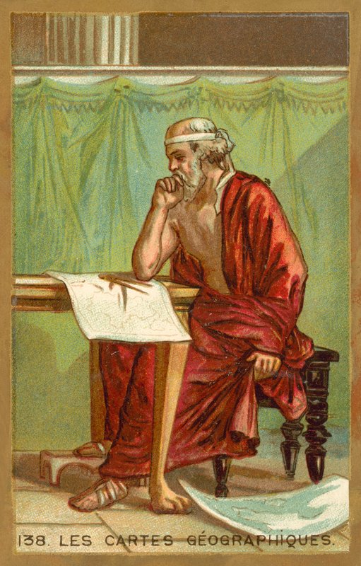 Coğrafi haritalar (chromolitho) by French School
