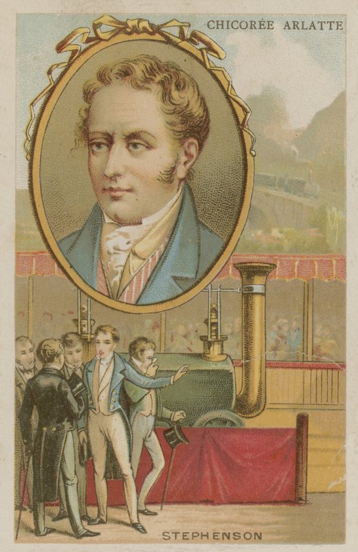 George Stephenson, İngiliz mühendis by French School