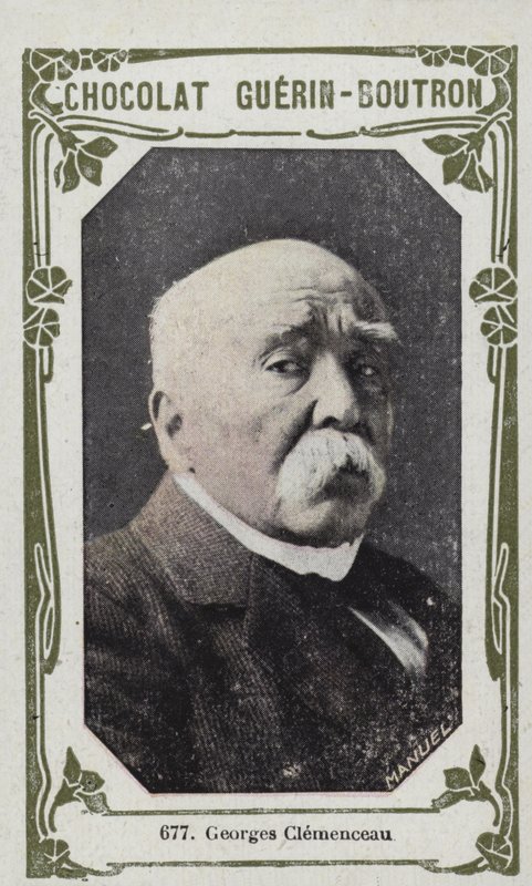 Georges Clemenceau (renkli fotoğraf) by French School