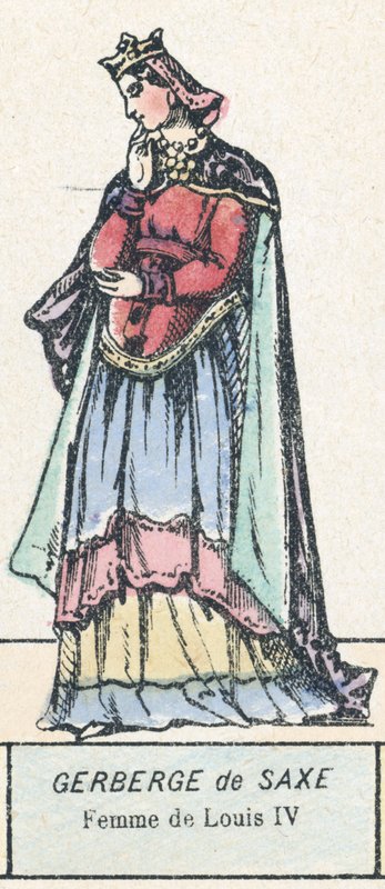 Saksonya Gerberge, Louis IV