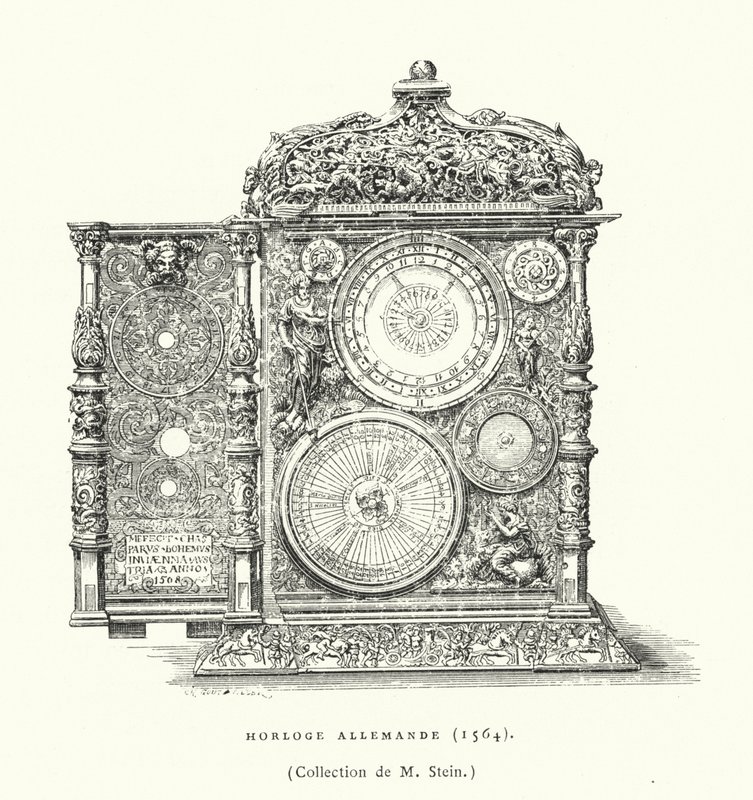 Alman saati, 1564 by French School