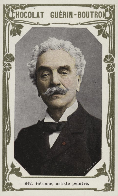 Gerome, ressam (renkli fotoğraf) by French School
