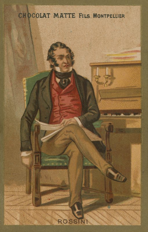 Gioachino Rossini, İtalyan besteci by French School