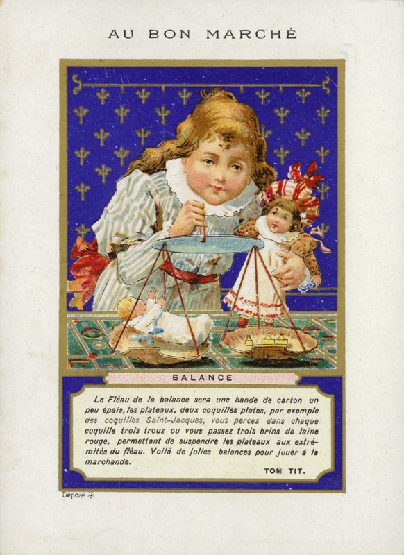 Terazi ile oynayan kız by French School