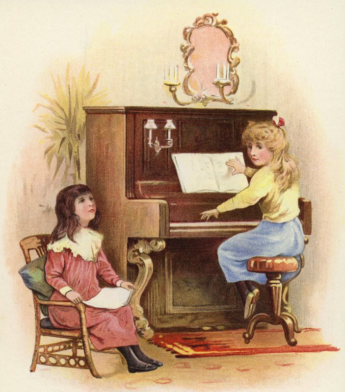 Piyanodaki kızlar by French School