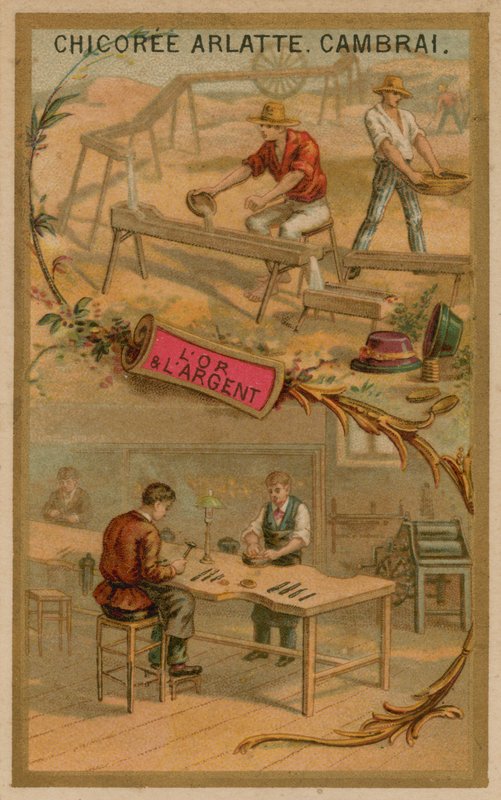 Altın ve gümüş endüstrisi by French School