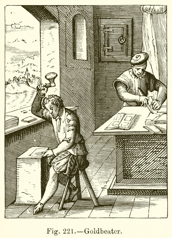 altın çırpıcı by French School