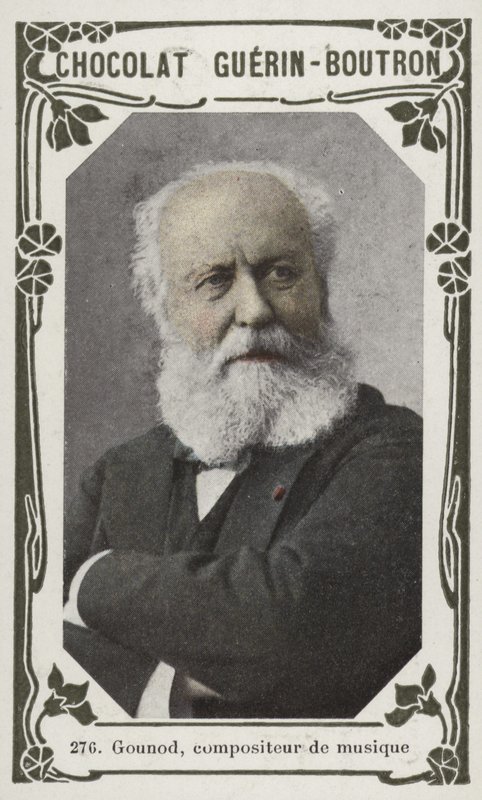 Gounod, müzik bestecisi (renkli fotoğraf) by French School