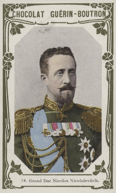 Grand Duc Nicolas Nicolaievitch (renkli fotoğraf) by French School