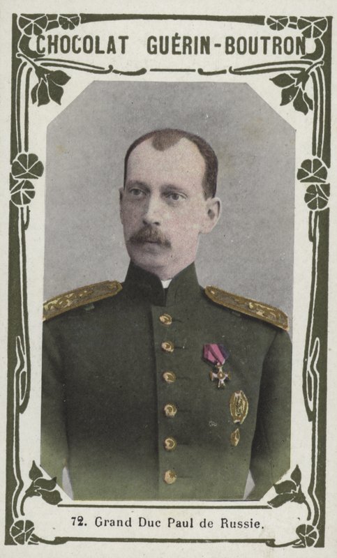 Rusya Grandük Paul (renkli fotoğraf) by French School
