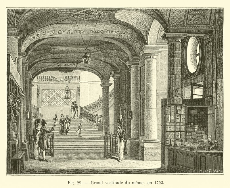 1723 yılında aynı büyük antre by French School