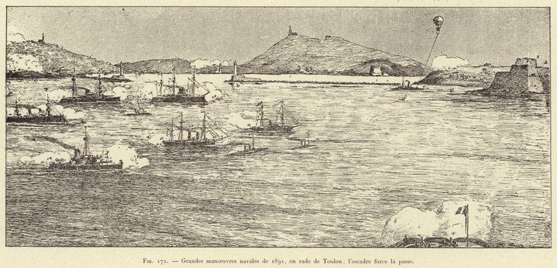 Toulon limanında 1891