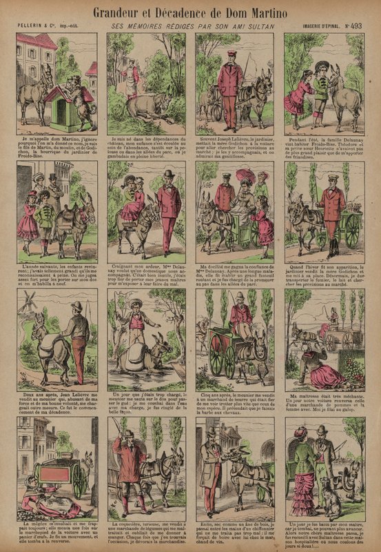Dom Martino'nun ihtişamı ve çöküşü (renkli gravür) by French School