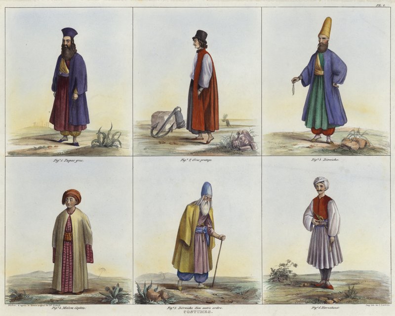 Yunan Kostümleri by French School