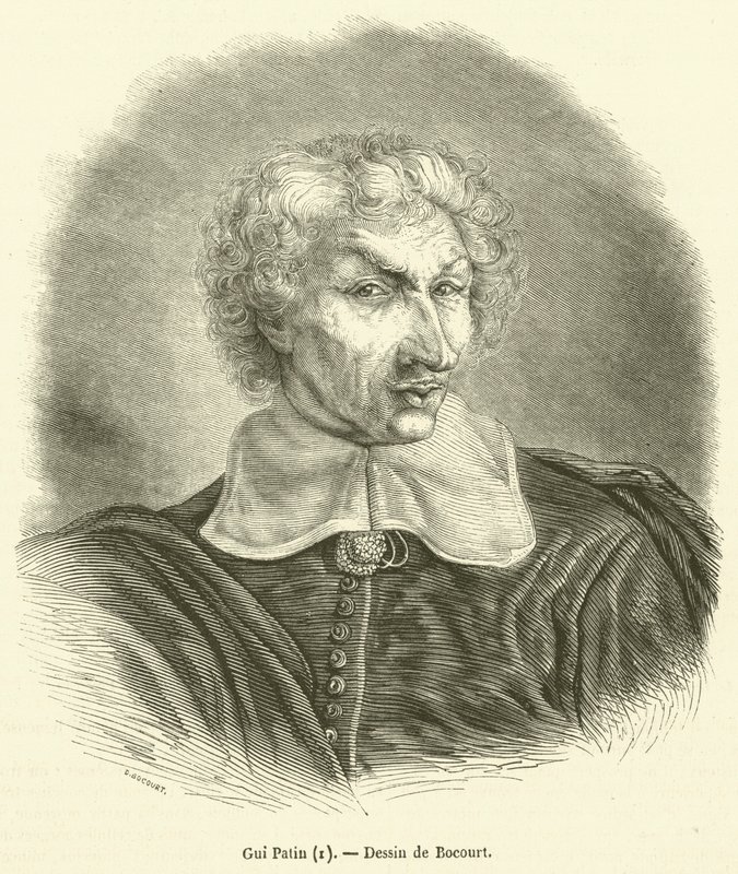 Gui Patin (engraving) by French School