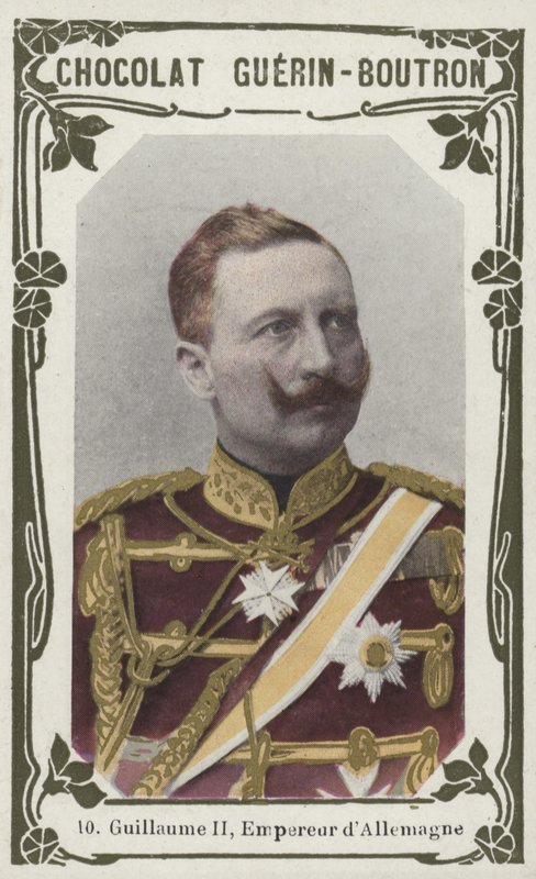 Wilhelm II, Almanya İmparatoru (renkli fotoğraf) by French School