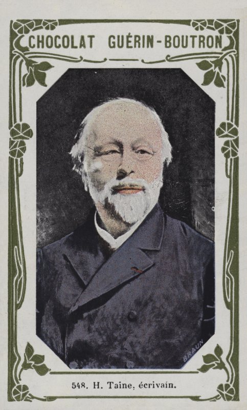 H Taine, ecrivain (renkli fotoğraf) by French School