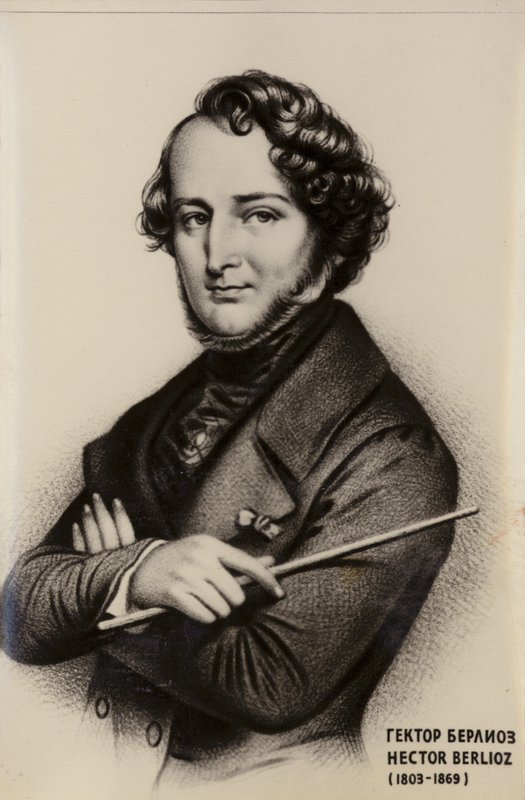 Hector Berlioz, Fransız Romantik besteci (1803-1869) by French School