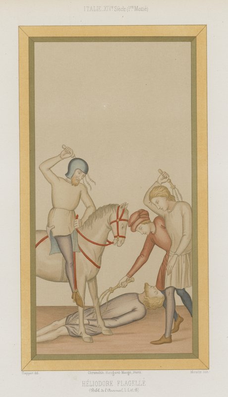 Heliodorus çırpılmış by French School