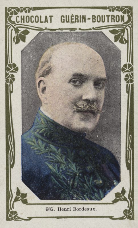 Henri Bordeaux (renkli fotoğraf) by French School