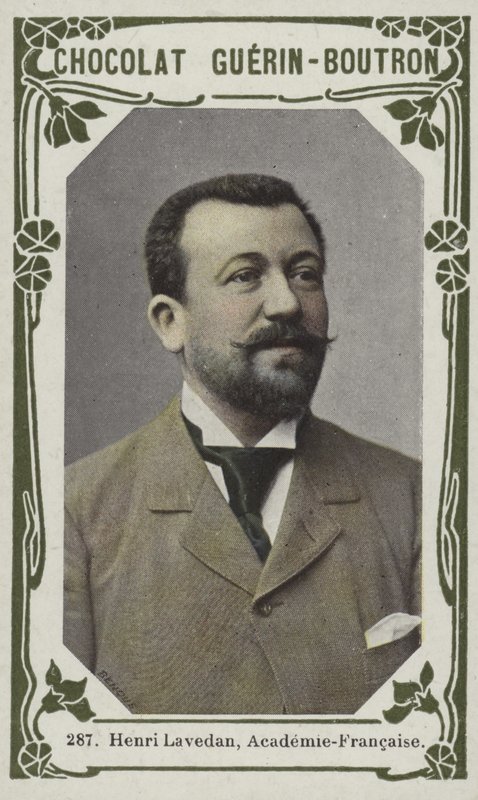 Henri Lavedan, Academie-Francaise (renkli fotoğraf) by French School