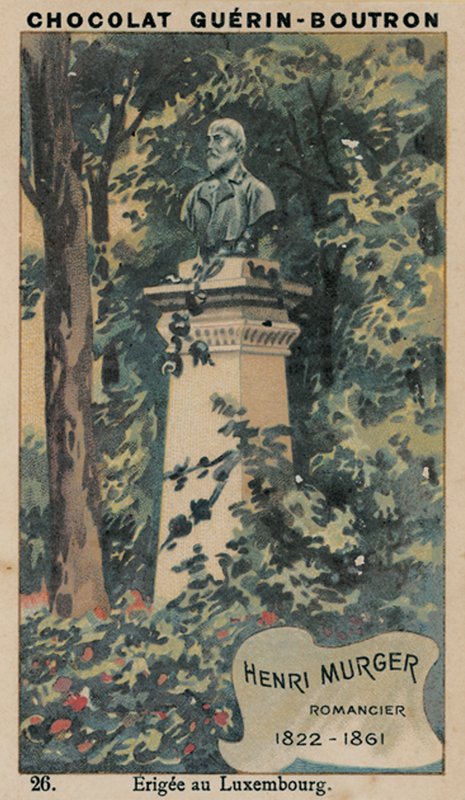 Henri Murger, Romancı, 1822-1861, Erigee, Lüksemburg by French School