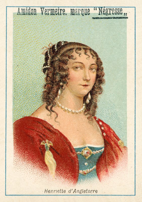 İngiltere Henrietta (chromolitho) by French School