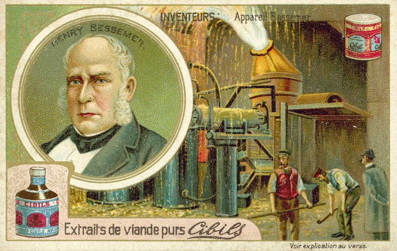Henry Bessemer, Bessemer sürecinin mucidi by French School