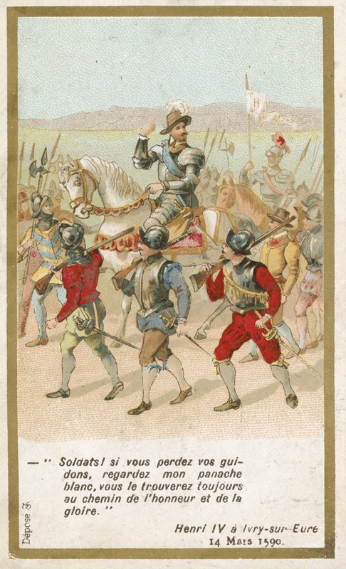 Henry IV, Fransa Kralı, Ivry-sur-Eure, 14 Mart 1590 by French School
