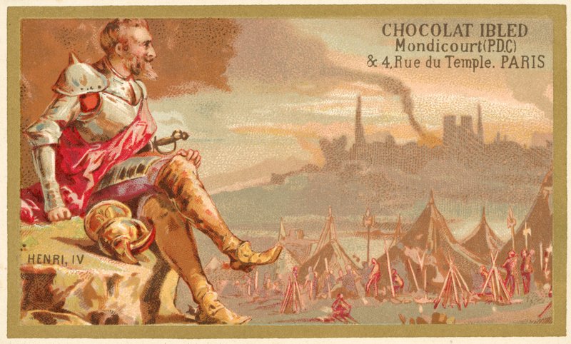 Fransa Henry IV (chromolitho) by French School