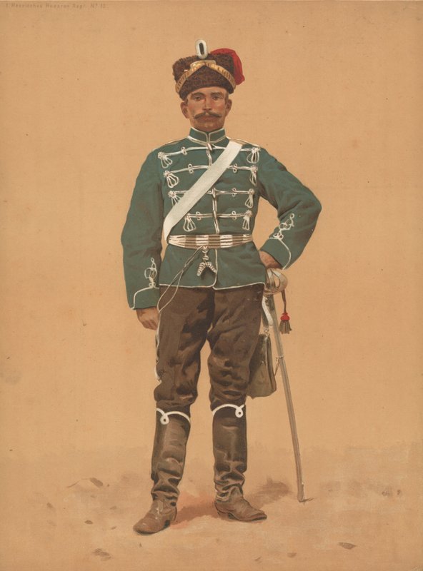 Hessian Hussar Regt No 13 by French School