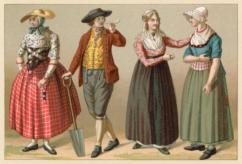 Hollanda Kostüm by French School