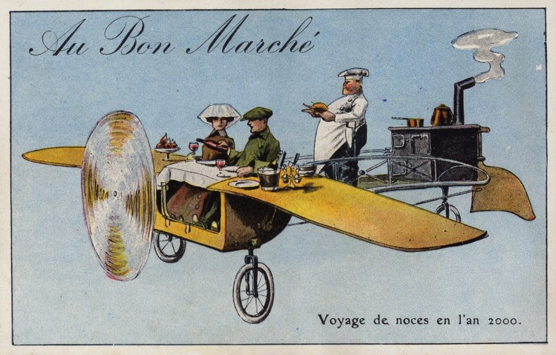 2000 yılında balayı (chromolitho) by French School