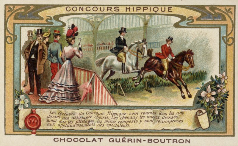 At gösterisi (chromolitho) by French School