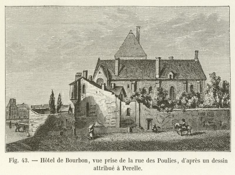 Hotel de Bourbon, rue des Poulies