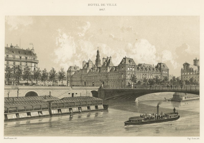 Belediye Binası, 1867 by French School