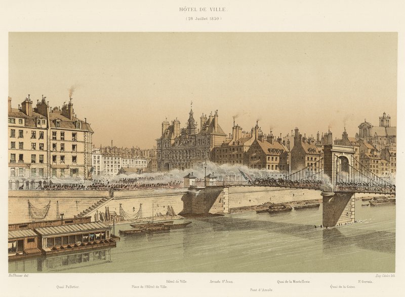 Belediye Binası, 28 Temmuz 1830 by French School