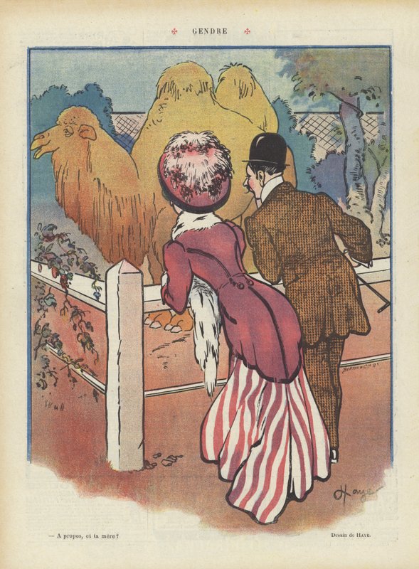 Le Rire (renkli taş) için çizim by French School