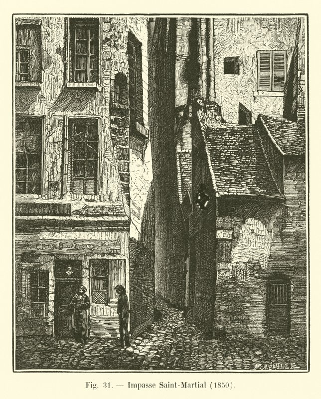 Çıkmaz Saint-Martial, 1850 by French School