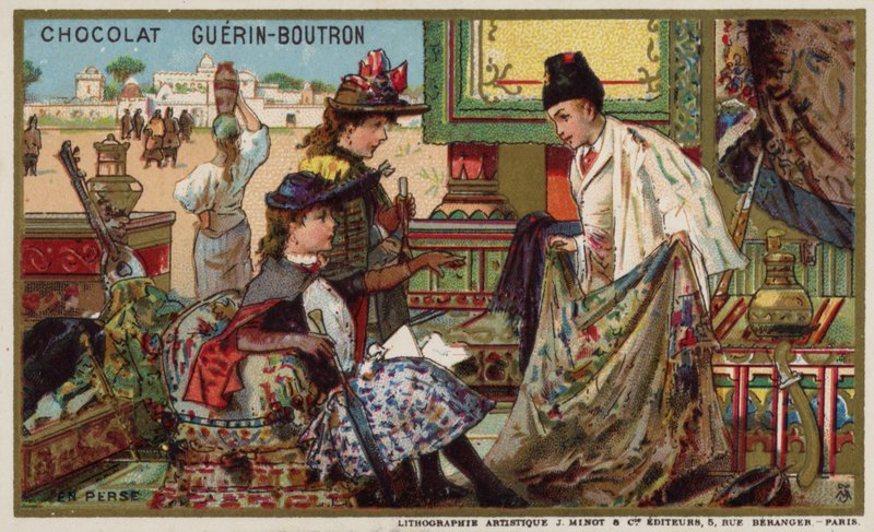 İran'da (chromolitho) by French School