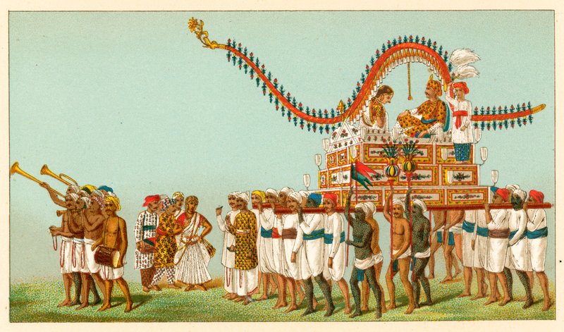 Hindistan kostümü by French School