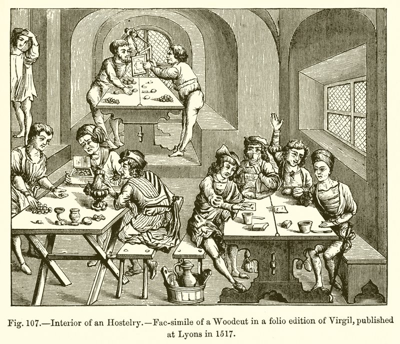 Bir Hostelin İç Mekanı by French School