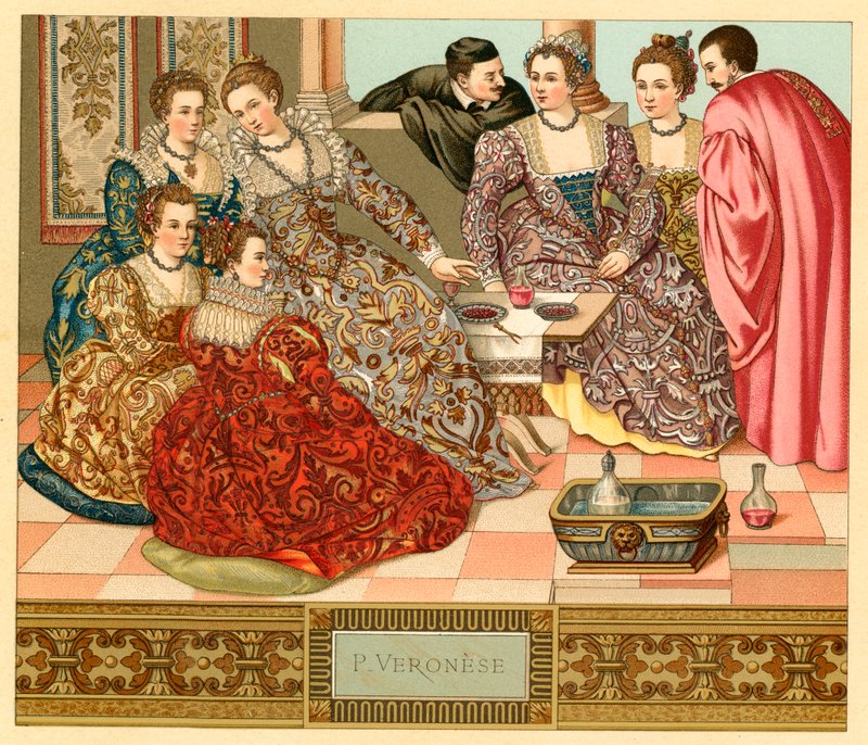 İtalya kostümü by French School