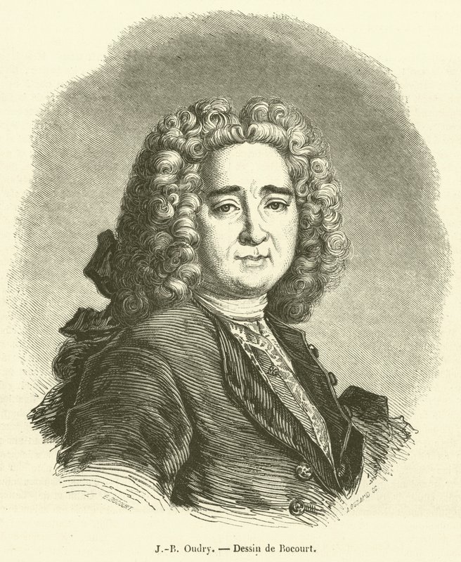 J-B Oudry (gravür) by French School