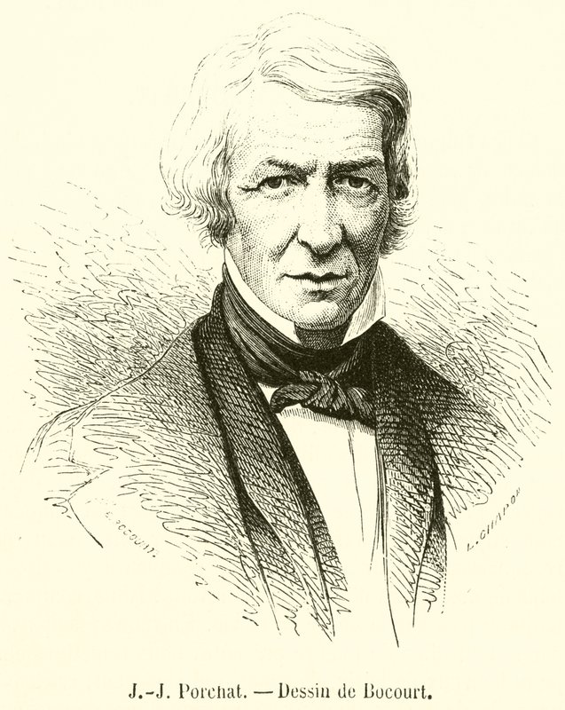 JJ Porchat (gravür) by French School