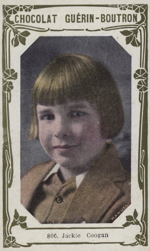 Jackie Coogan (renkli fotoğraf) by French School