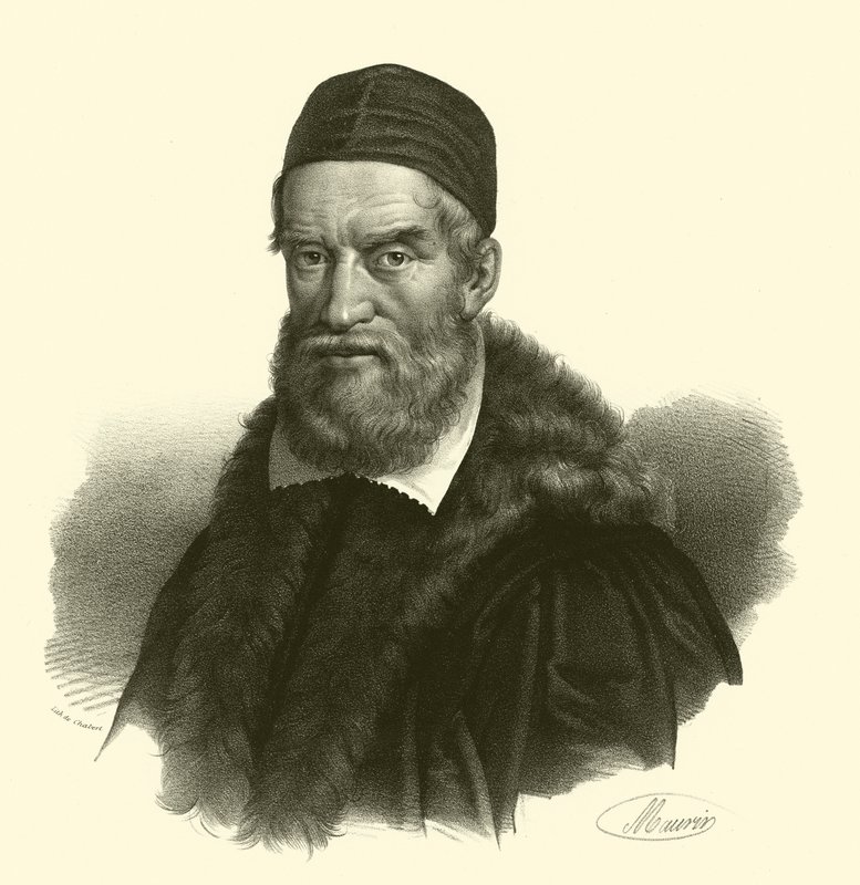 Jacopo Bassano, portre (gravür) by French School